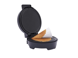 Máquina De Cone De Waffle, Potência De 1200w, Temperatura De 150-200℃, Revestimento Antiaderente, Design Compacto