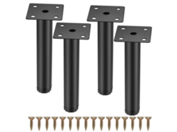 Pés Para Móveis, 4 Peças, Em Metal, Para Cadeiras, Mesas, Sofás