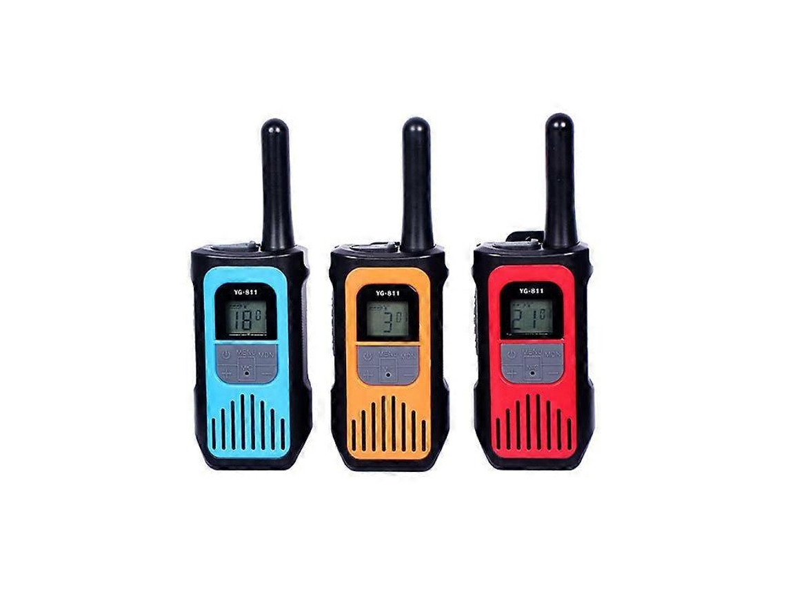 Conjunto De 3 Walkie Talkies Recarregáveis, 16 Canais PENGDSJE