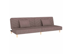 Sofa Bed, Sofa Beds Vidaxl Cinzento-acastanhado Tecido (n/a)