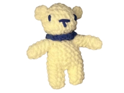 Kit Crochê Urso Branco Diy para Crianças e Adultos