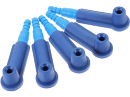 Conectores para Freio Oil Sangria Automotivo, 5 peças, ABS Azul
