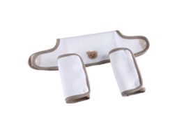 3 peças/conjunto babadores para bebês com design animado, capa protetora para carregar bolsas de cintura, almofada para bebês e crianças pequenas, babado