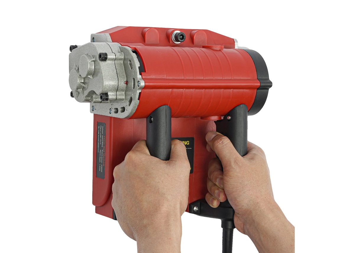 Plaina Elétrica De Parede, Potência De 4580w, Largura De Planeamento De 15cm, Velocidade De 3500rpm, Vermelho
