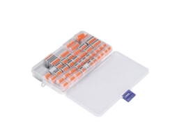 Kit De Conector De Fio Com Alavanca 46 Peças - Ferramenta Elétrica De Soldagem Rápida Compacta
