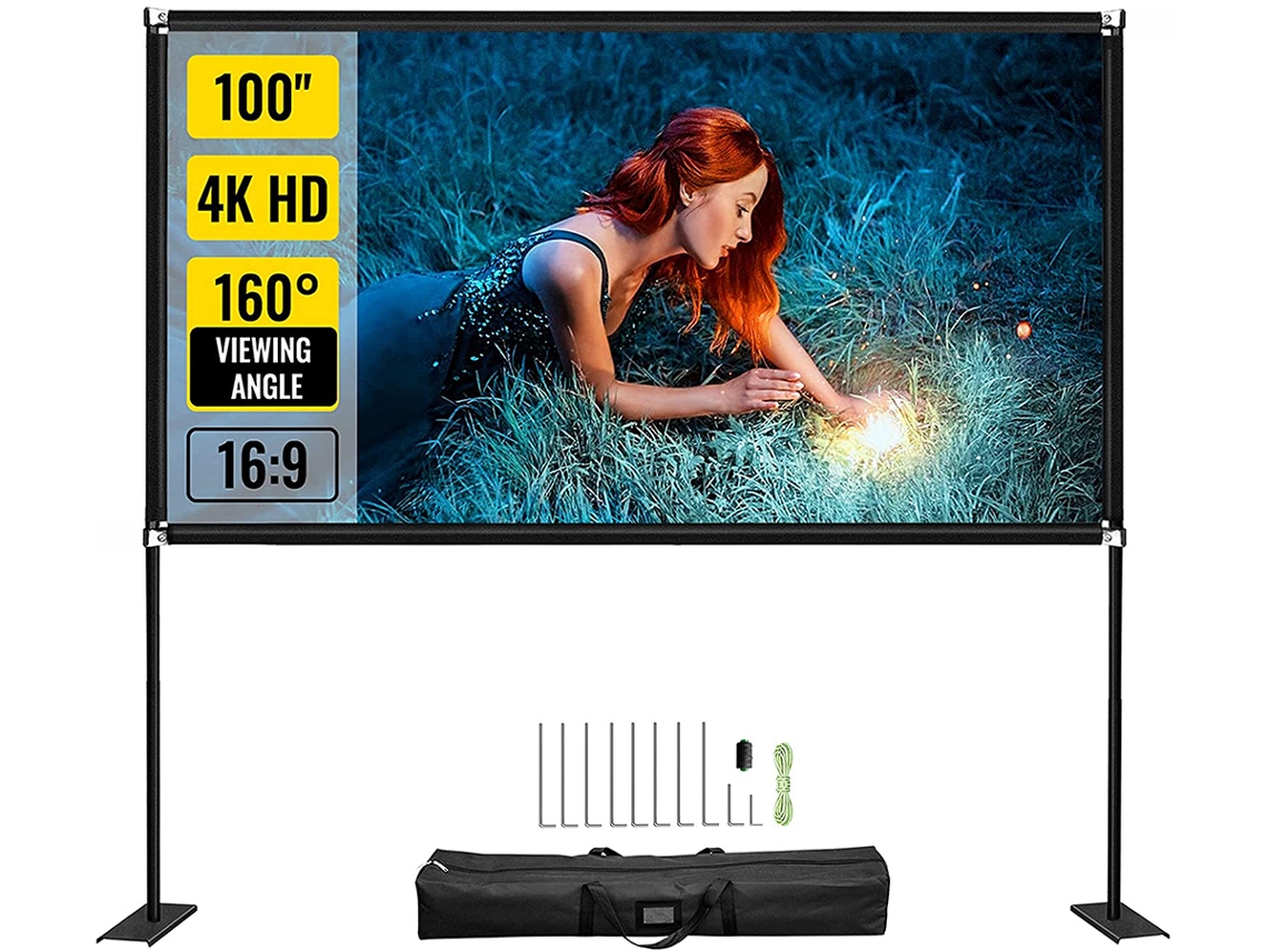 Tela Do Projetor VEVOR Vevor 16:9 Hd 100 Polegadas | Worten.pt