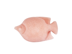 Esponjas Flutter De Cuidado Facial Y Corporal En Forma De Pez (rosa) - Higiene Suave Para Piel Sensible Y Bebé