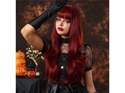 2026 peluca de Disfraz Realista para Halloween para Mujeres, Ideal para Fiestas Y Cosplay