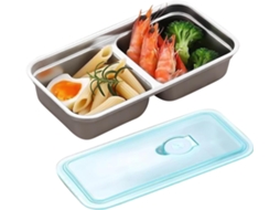 Recipientes Herméticos Para Lanches, Recipientes De Aço Inoxidável