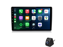 Autorrádio Android 2gb+64gb, Carplay, Gps, Dsp, Rds, Bt, Cam JUNSUN