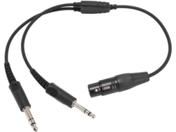 Adaptador de Fone de Ouvido com Plugue Macho Duplo Ga Compatível com a Maioria Dos Capacetes de Aviação. SFUSHOS