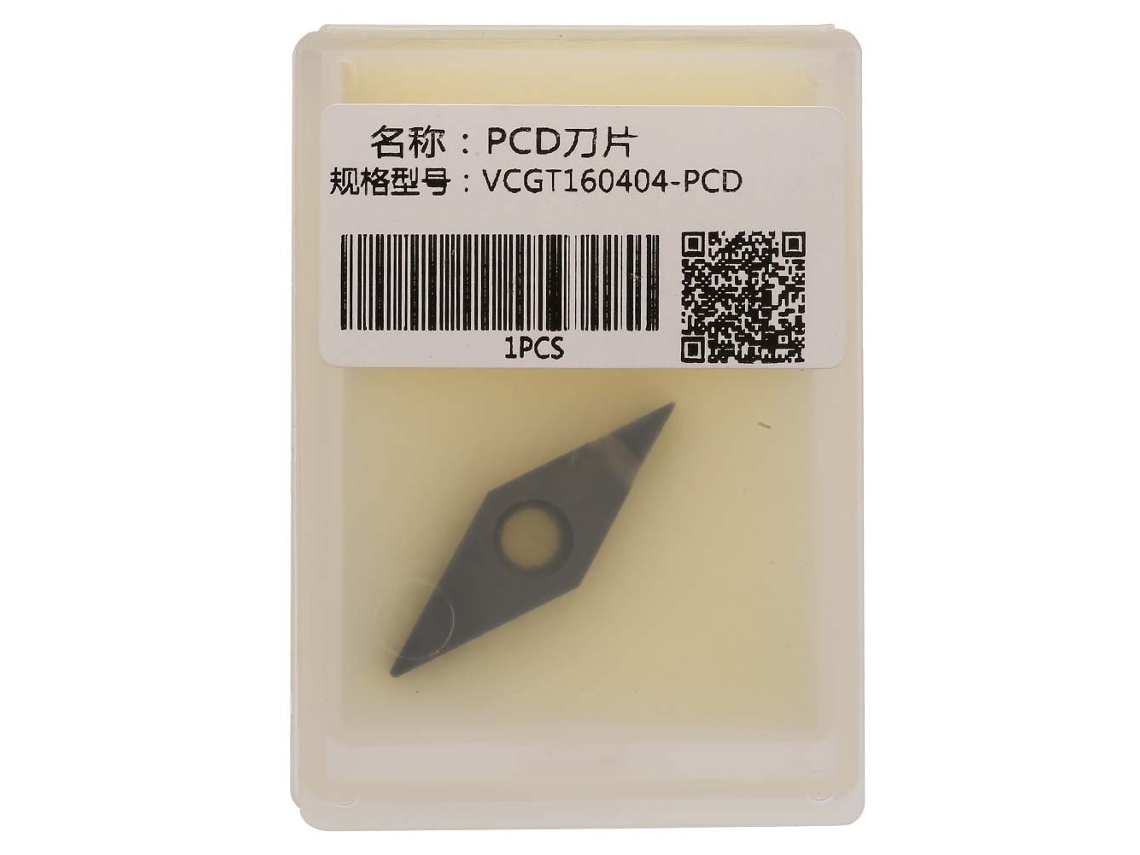 Pastilha diamantada PCD VCGT160404 TNMA16404 para fresadora CNC
