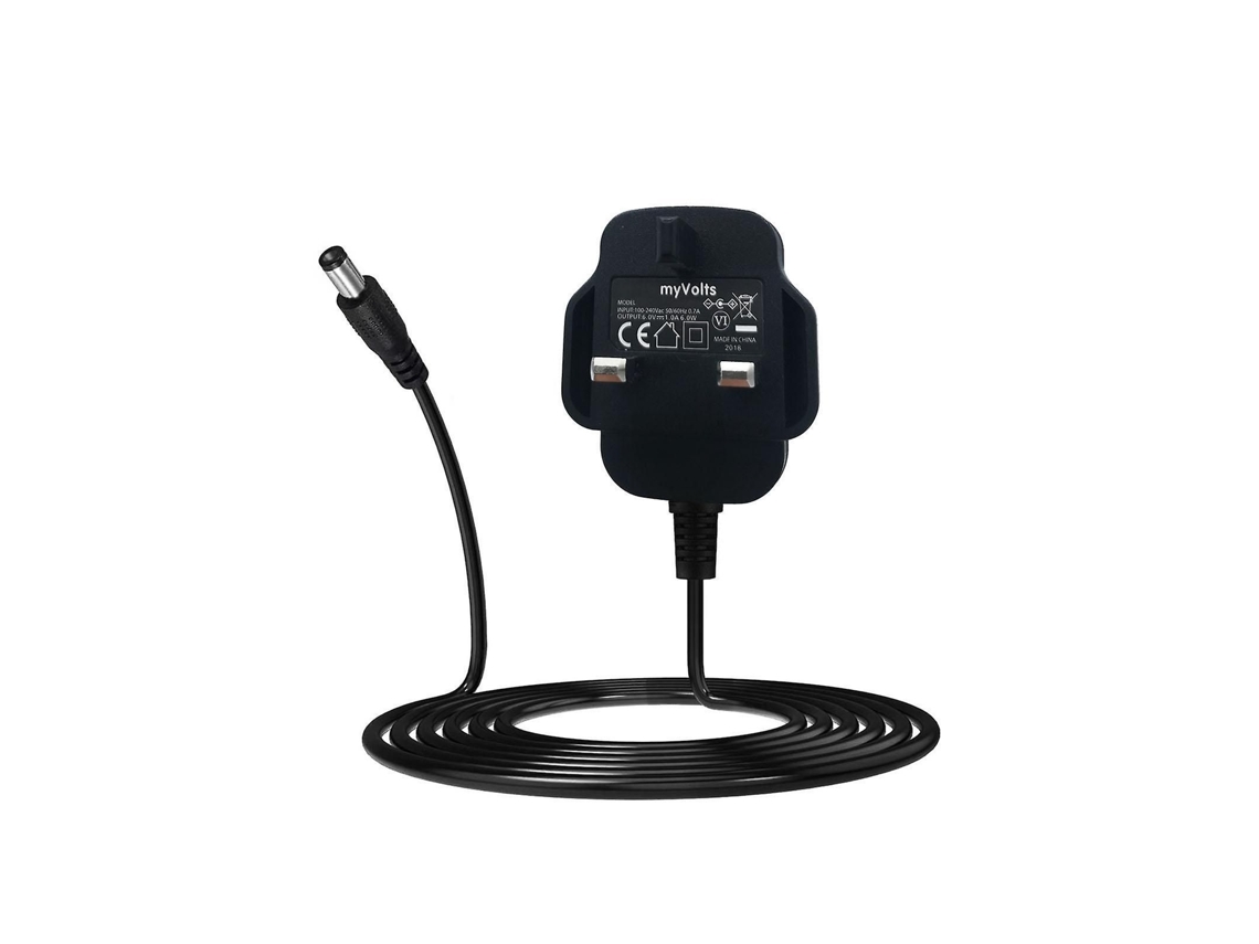 Fonte de Alimentação Substituição Myvolts 6v Compatível com os Monitores Pressão Arterial Omron X4 Smart, He M 7155t esl e Hem 7155t d. GOKOCO