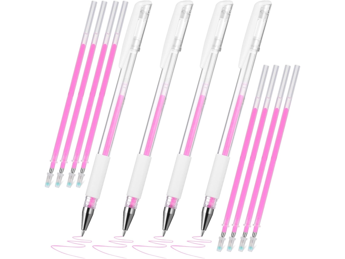 Pink Practical Caneta Para Mapeamento de Sobrancelhas Com 4 Canetas E 8 Minas.