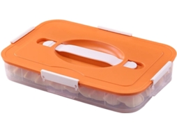 Recipiente Para Armazenar Alimentos Com Base Antiderrapante E Fechamento Seguro, Ideal Para Almôndegas E Petiscos Fundo