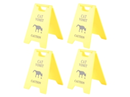 Sinal De Vomito De Gato Resistente À Água Decorativo