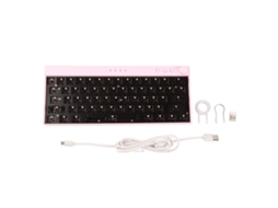 Lurelia Kit Diy Para Teclado Mecânico De 61 Teclas Com Retroiluminação Rgb, Switches Hot-swap E Personalização Para Jogos - Rosa