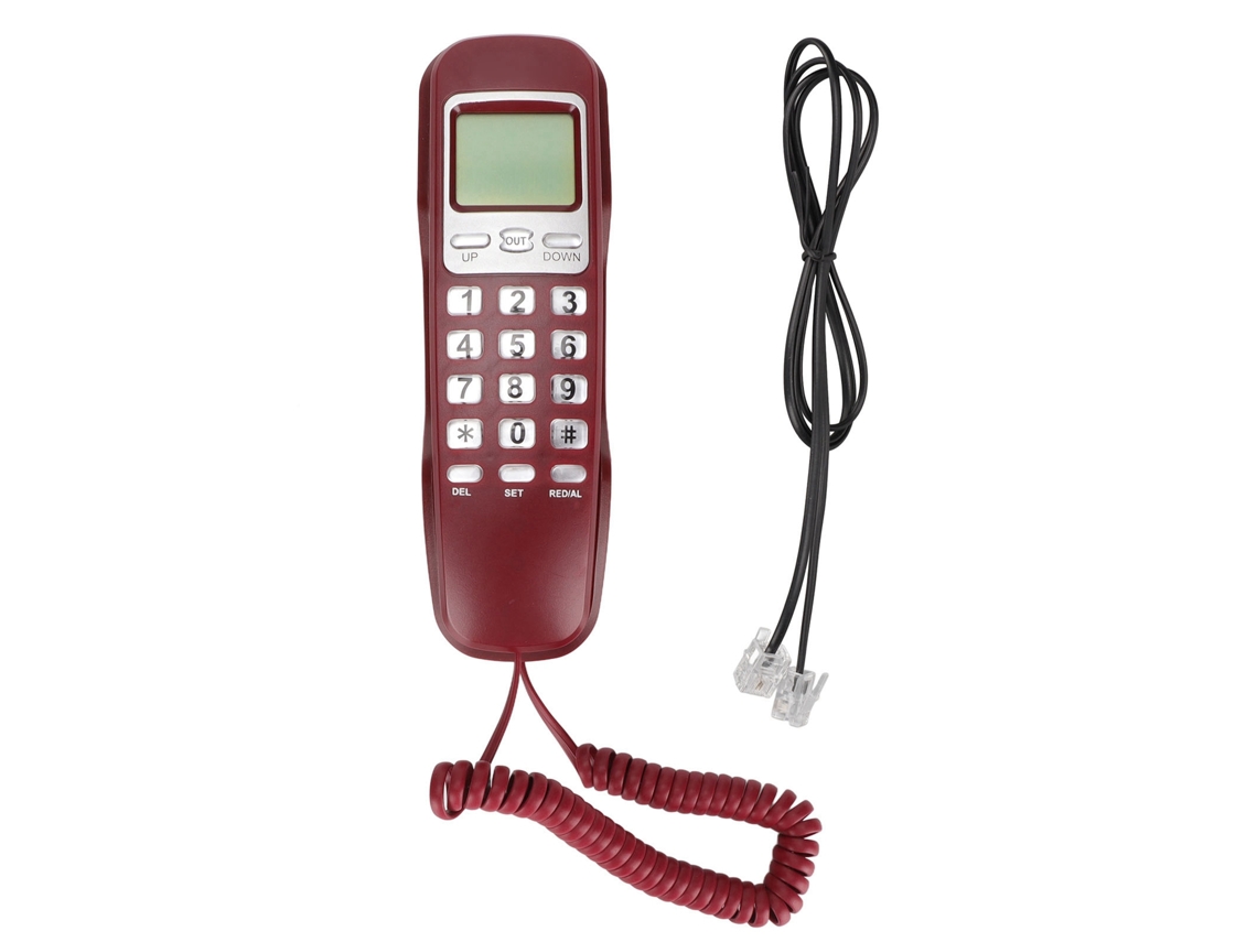 Telefone Fixo com Rede de Novo Display Lcd LAXISCREED