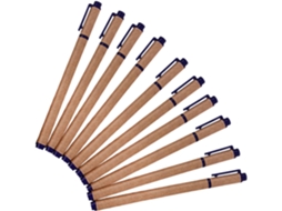 Conjunto De 10 Canetas Em Gel Papel Kraft Jojofuny Para Assinatura,