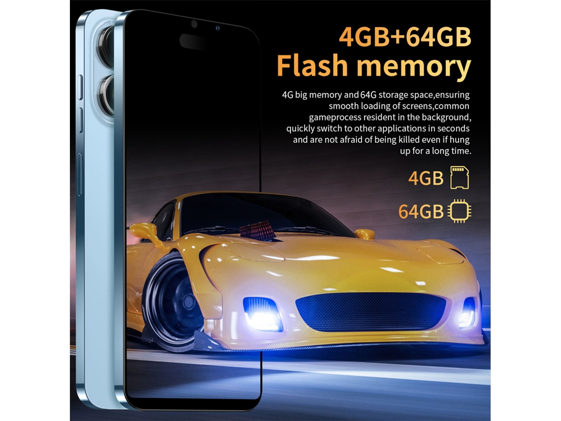 Smartphone Laxiscreed De 6,1" 3g Wi-fi E Gps, Compacto E Funcional
