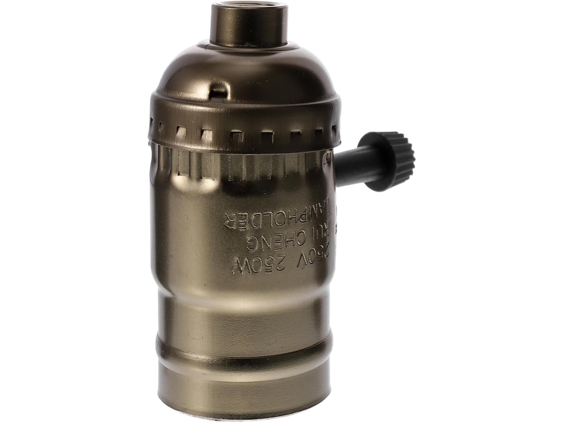 Kit De Reparo De Soquete Para Lâmpada De Teto E26/e27 Reforçado, Com 3 Peças. Gokoco