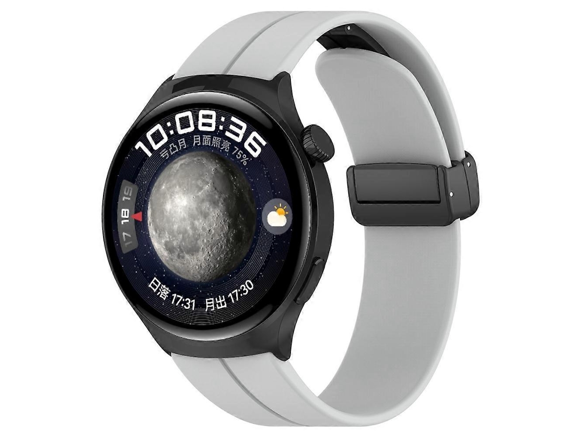 Pulseira De Silicone Com Fecho Dobrável Para Huawei Watch 4 / Watch 4 Pro