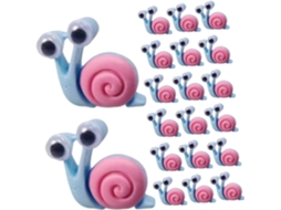 Nuobesty Conjunto De 30-pins Decorativos Com Design Divertido E Funcional Caracol Para Quadro Cortiça, Ideal Para