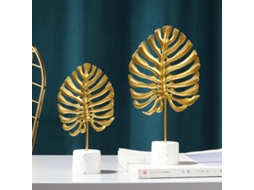 Decoração de Metal Ins Nordic Tartaruga Folha Ginkgo Mesa Casa Pequena