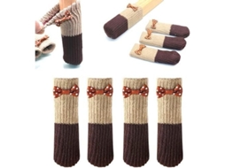 24 Fundas Para Patas De Silla, Protectores De Suelo Elásticos De Doble Capa, Resistentes Al Desgaste Y Silenciosos