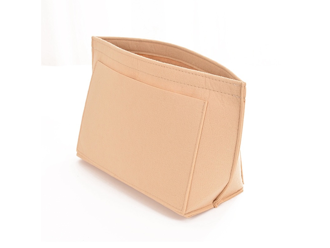 Bolsa Organizadora de Viagem AQUAFORGE, com feltro cáqui, grande capacidade