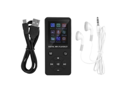 Reprodutor MP3 EOOCOO ultra fino, leve, com suporte para cartão