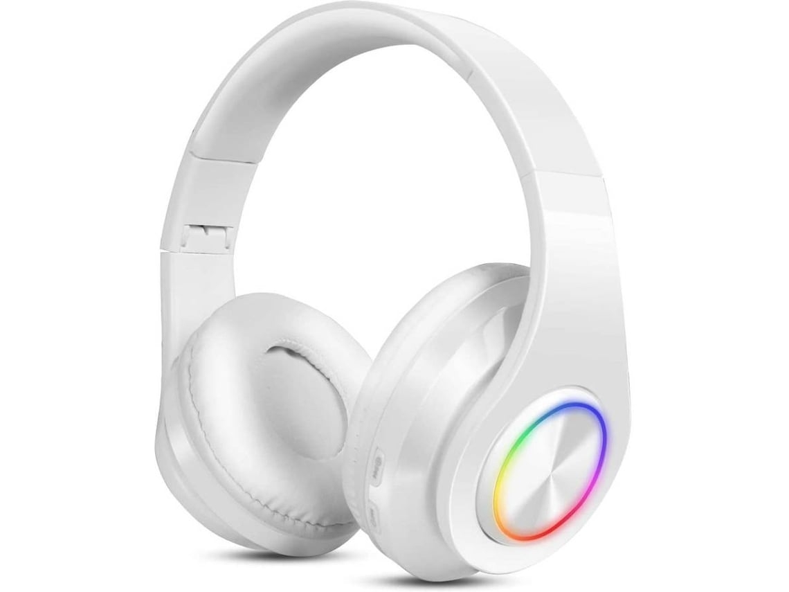 Auscultadores Gaming On Ear NISSGU Bluetooth com Cancelamento de ruído Branco