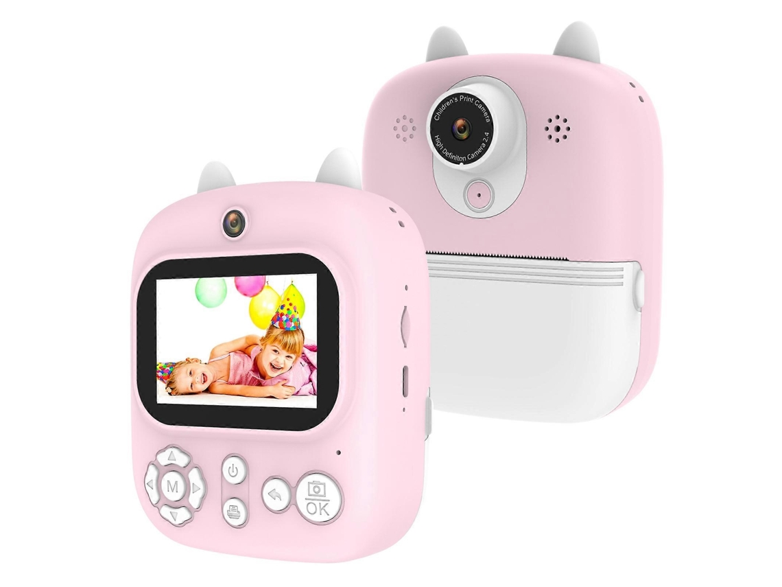 Câmera Instantânea Infantil Com Tela De 2,4 Polegadas E 1200w Pixels.