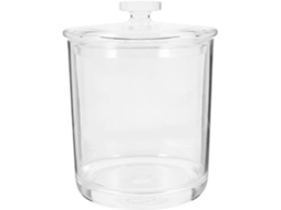 Pote Transparente Homoyoyo Com Tampa Para Armazenar Chá E Lanches, Recipiente De Cozinha Durável, Organizador Multiuso