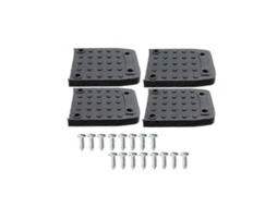 Almofadas Relaxantes Para Solas De Pernas Pau Drywall, Kit Reposição 4 Peças Pau, Sem Os Pés,