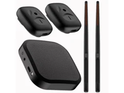 Kit De Bateria Eletrônica Virtual Imaginária, Incluindo Baquetas E Pedais. Aquaforge