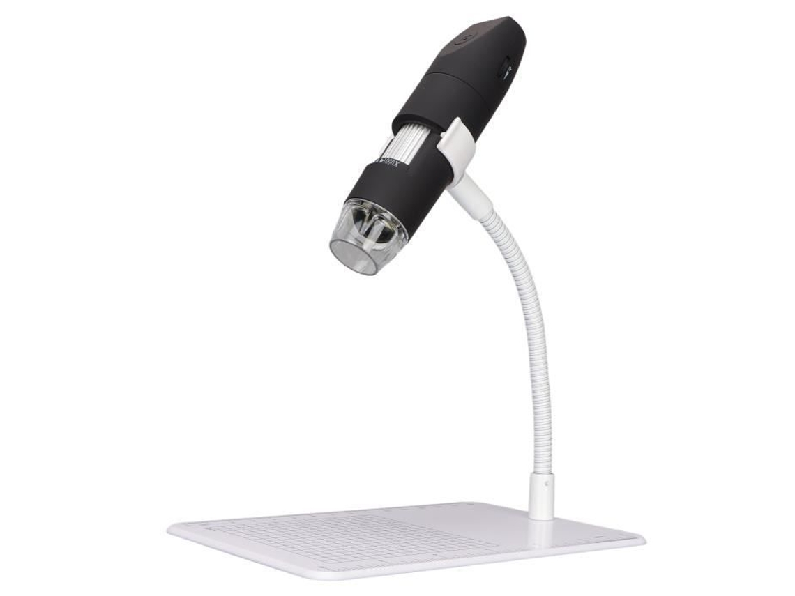 Microscópio Digital Wifi Usb Hd 50X a 1000X 8 Led Portátil Sem Fio HURRISE