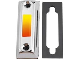 Botão De Campainha Com Fio Elegante E Prático Que Destaca A Funcionalidade Através Da Iluminação Integrada