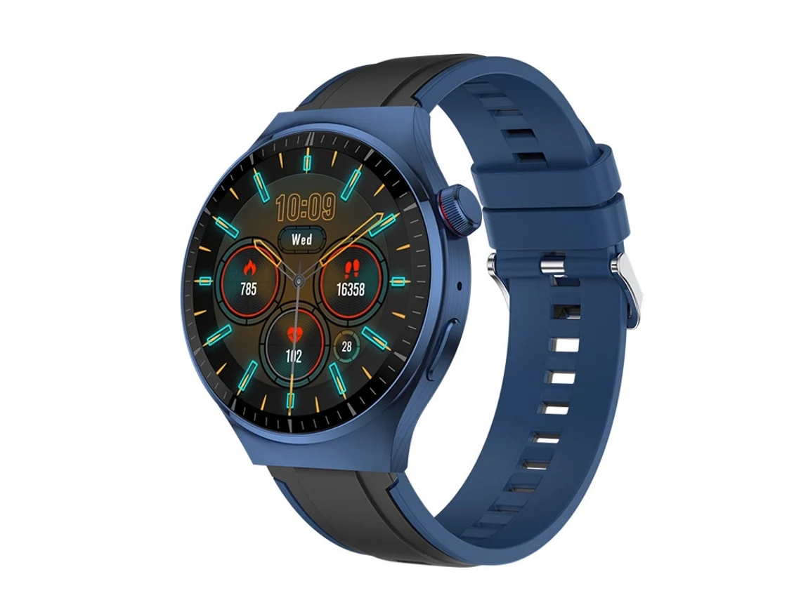 Smartwatch com Chamadas Bluetooth 256 Mb de Memória e Reprodução de Música Blue Bestvite