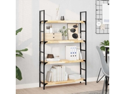 2 Pcs Estante Parede | Prateleira De Parede | Estante Flutuante 100x20x4cm Acácia Maciça Não Tratada