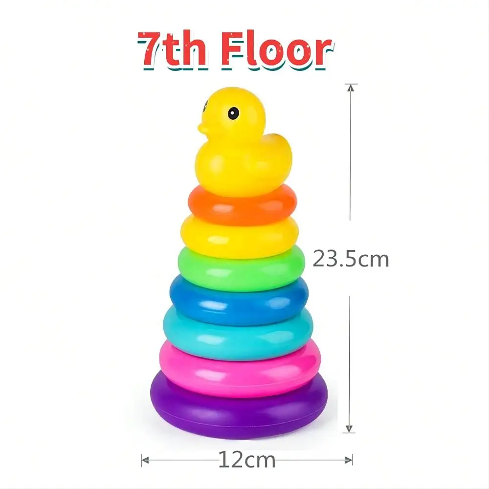 (médio) Brinquedo Para Bebê: Torre De Bolas Rolantes - Quebra-cabeça Com Pista De Empilhamento.