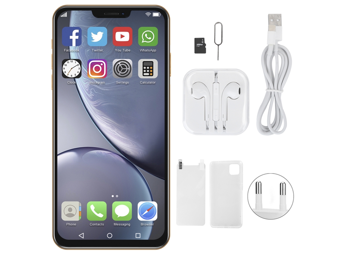 Smartphone Laxiscreed Com Ecrã De 6,7 Polegadas E Notch Hd Para Uma Experiência Imersiva