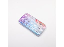 Apoio De Pulso Ergonómico E Fofo Em Gel Para Escritório E Jogos, Suporte Para Aliviar A Fadiga Do Pulso Roxo Hexinyigjly