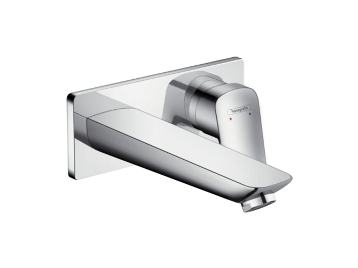 HANSGROHE Logis Misturadora de Lavatório Encastrável Projeção 195Mm Desperdício Não Bloqueável 71220 Cor: Crómio