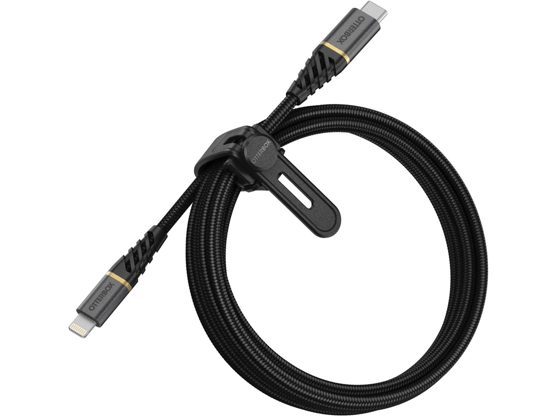 Cabo OTTERBOX Premium Intrecciato Usb-C a Lightning Para Iphone Ipad 2M Preto