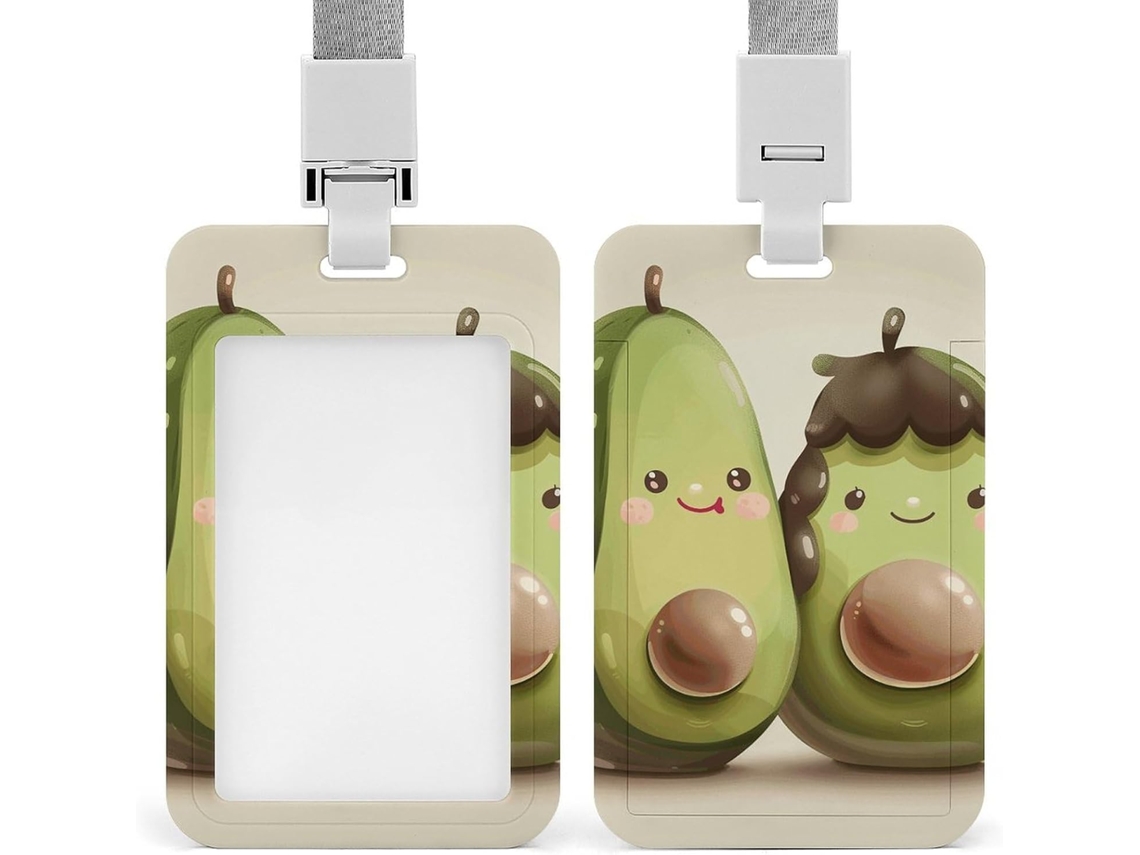 Porta Crachá Com Design De Frutas, Personalizável E A Prova D Água