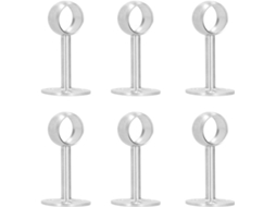 Suporte Para Cortina Haofy Com Furos Pré Perfurados E Fácil Instalação, Em Aço Inoxidável, Suporte Robusto Para Armários