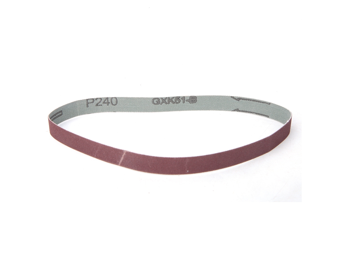 Conjunto de 10 cintas de lixa 452x15mm para lixadeira de cinta, grão 240, acessórios para ferramentas de lixamento.