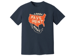 Camiseta Pavement North America Navy ROCKINSTONE Unissex Adulto Mais Vendidas Tamanho:s