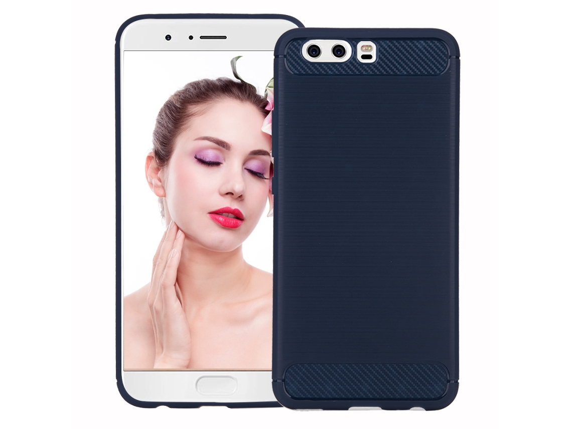 Capa LAXISCREED Huawei P10 Plus Anti Choque Azul Marinho